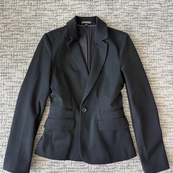 Express Black Women's Suit Jacket - Picture 3 of 3